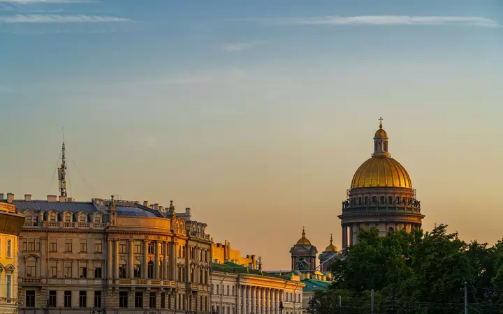 Исаакиевский собор. Теплоходная прогулка