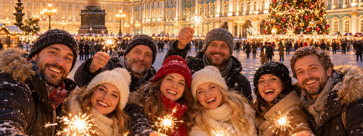 3 дня. Петербург встречает Новый год (с ночной экскурсией и фуршетом)